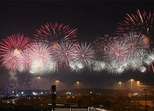 广汉县焰火晚会